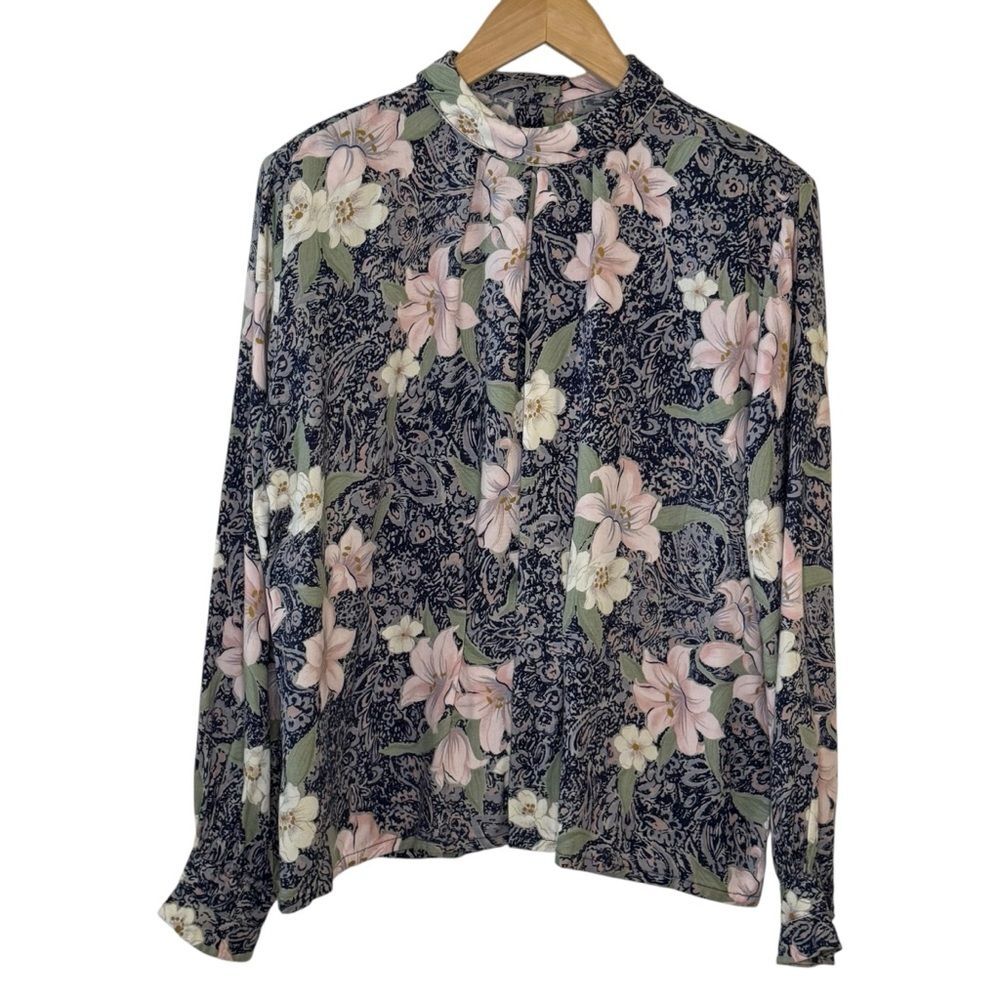 Vintage Pendleton Country Sophisticates Petite Women's Cottagecore Blouse Sz L?